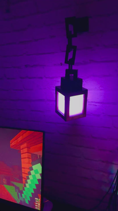 PixelGlow™ – Lampka Minecraft LED do Pokoju Gracza